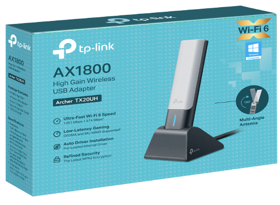 USB WIFI TP LINK AX1800 ARCHER TX20UH