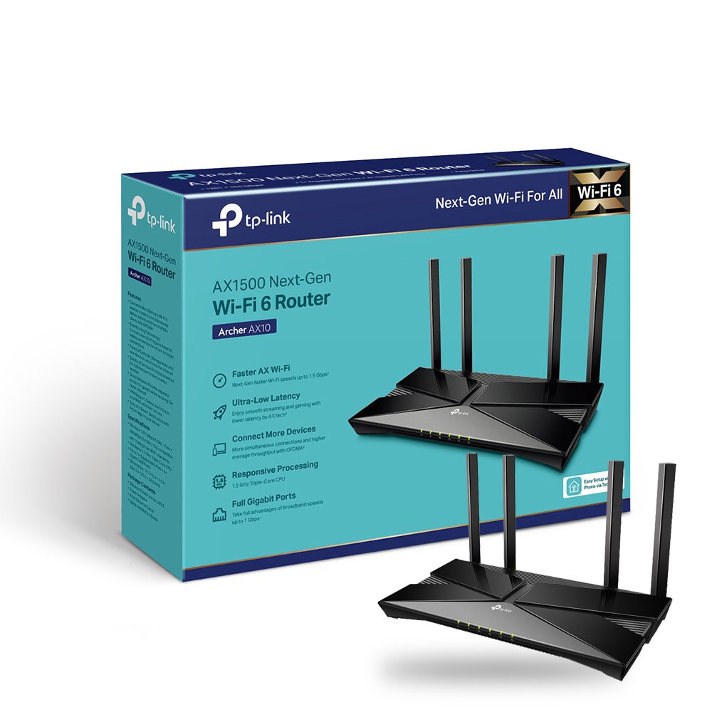 TP LINK AX1500 DUAL BAND ROUTER GIGABYTE ARCHER AX10