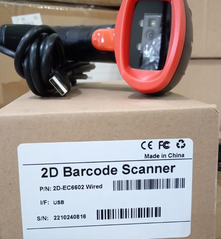 SCANNER BARCODE 2D-EC6602 WIRED EUCCOI