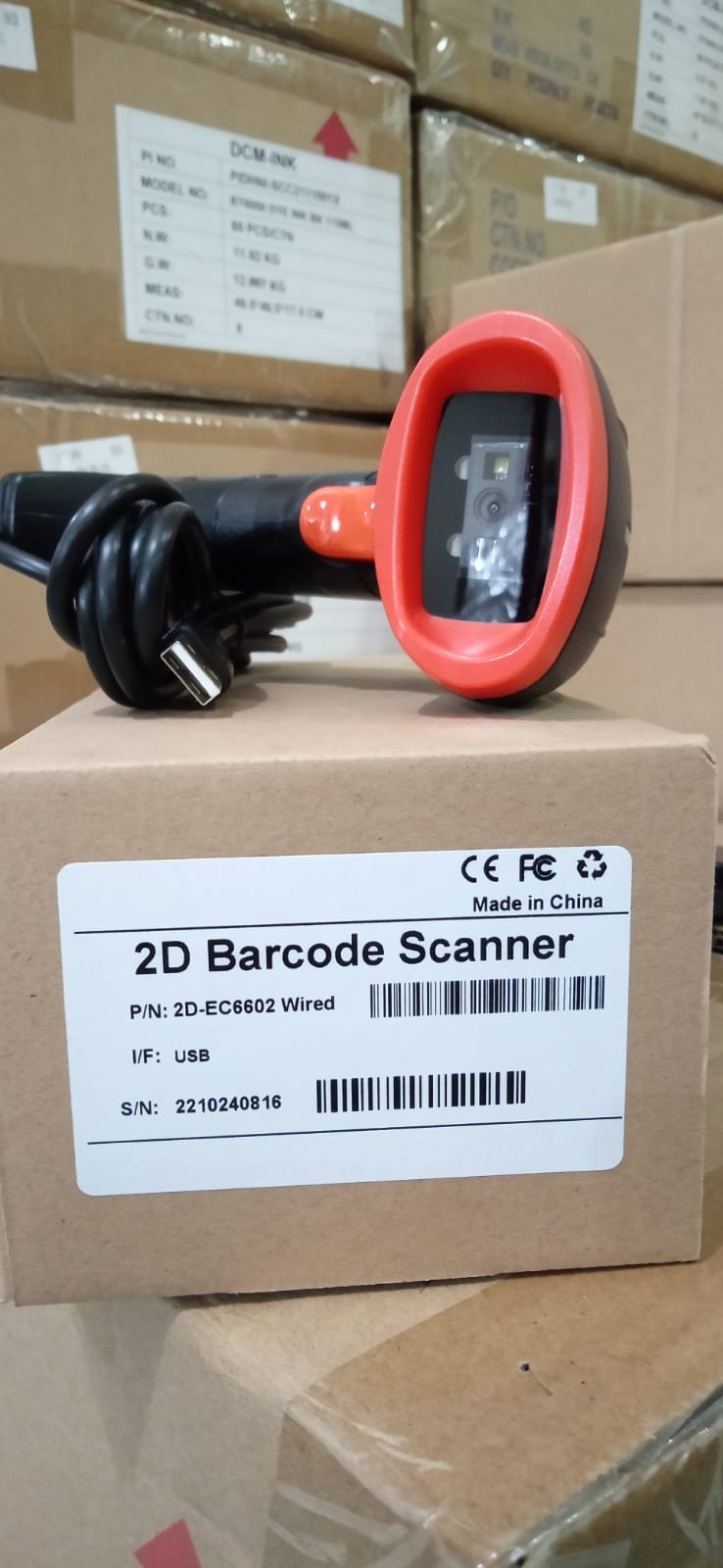 SCANNER BARCODE 2D-EC6602 WIRED EUCCOI