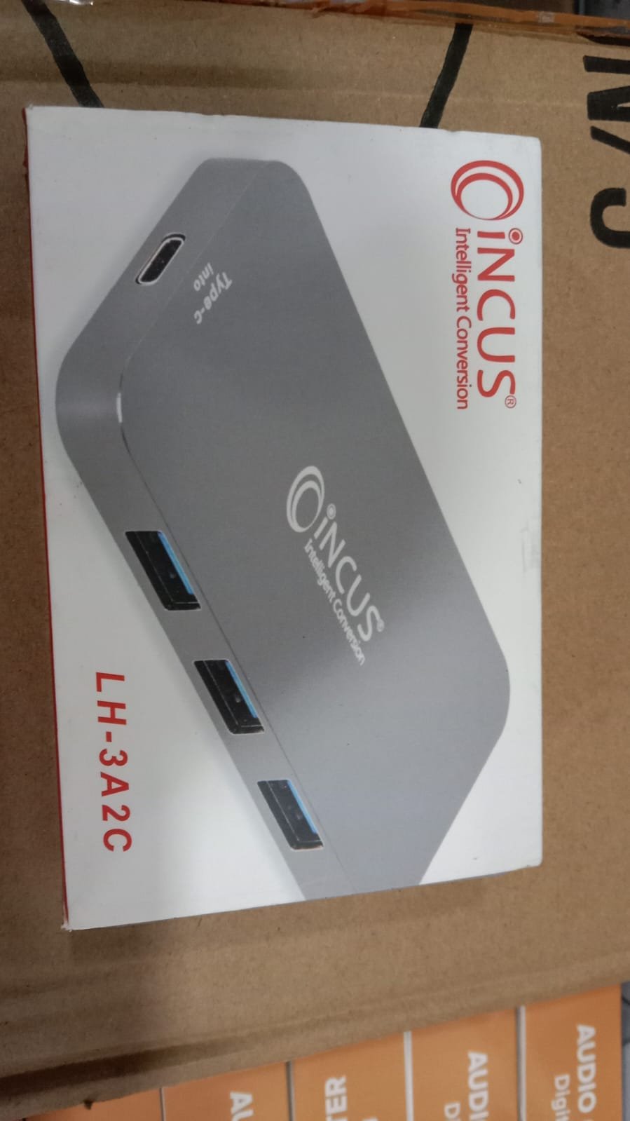 USB HUB TYPE-C INCUS LH-3A2C