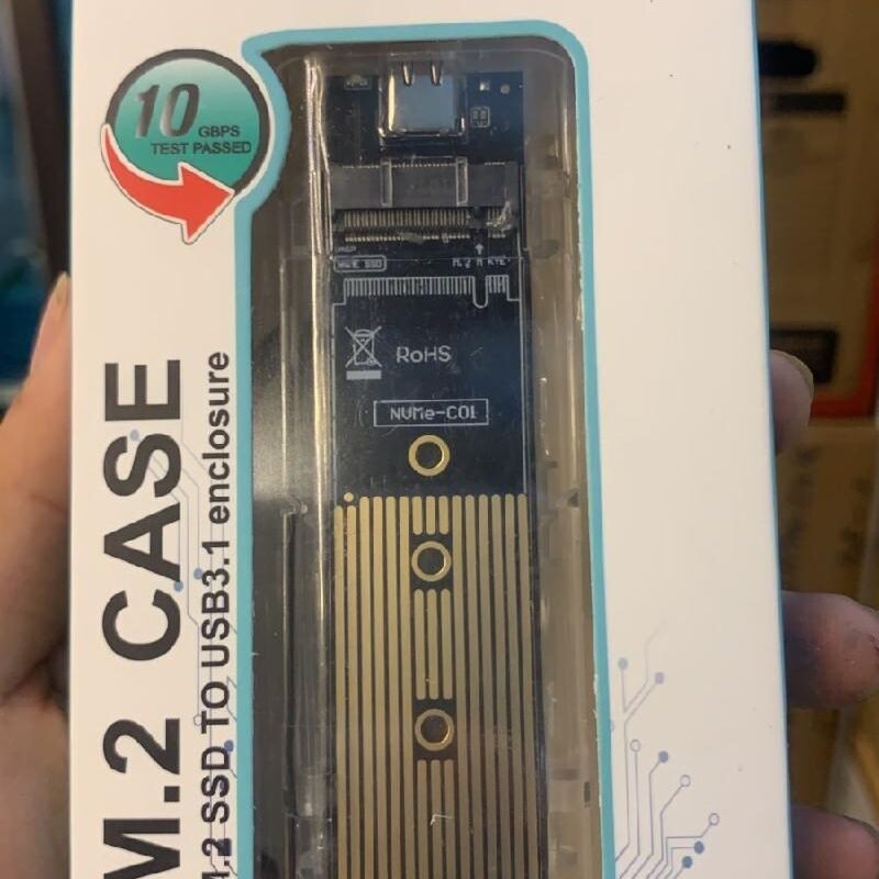 EXT CASE NVME 10 GBPS TRANSPARAN