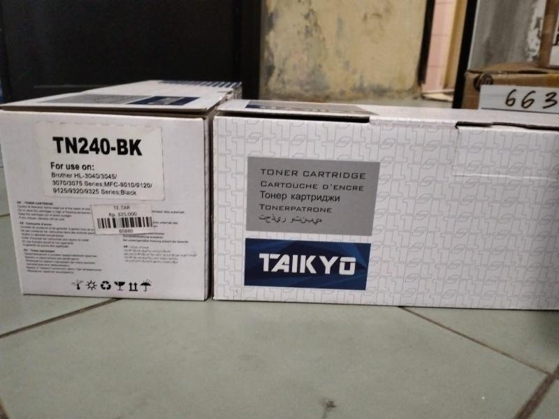 TONER CARTRIDGE BROTHER TAIKYO TN-240 BK