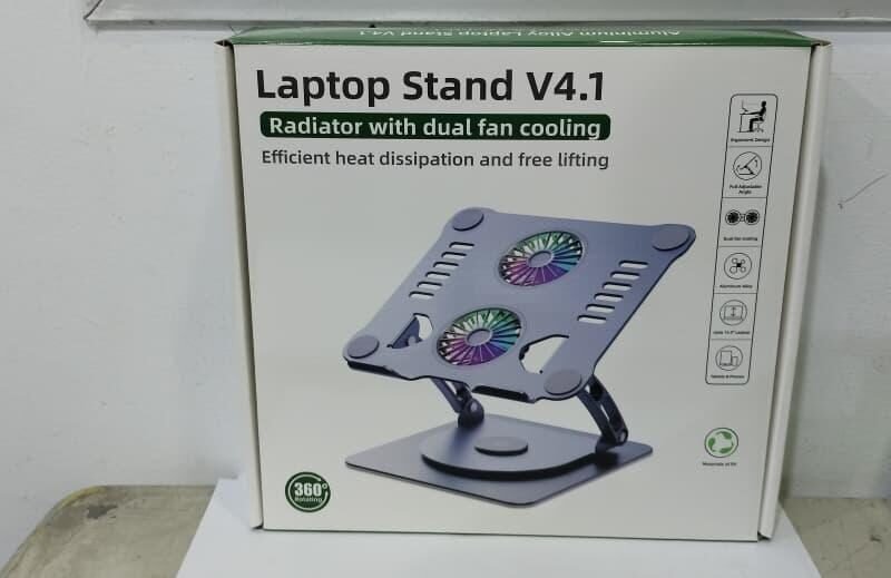 LAPTOP STAND V4-1 WITH DUAL FAN COOLING RGB