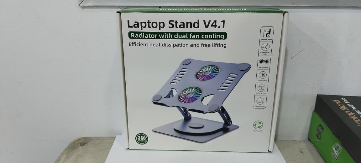 LAPTOP STAND V4-1 WITH DUAL FAN COOLING RGB