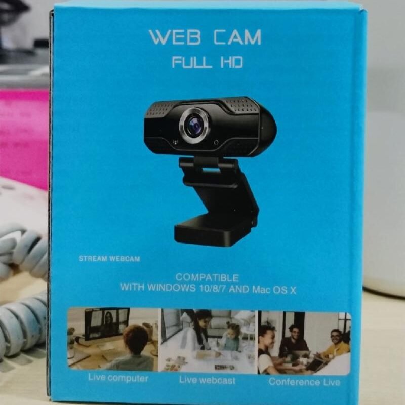 WEBCAME HD 720P KOTAK BIRU