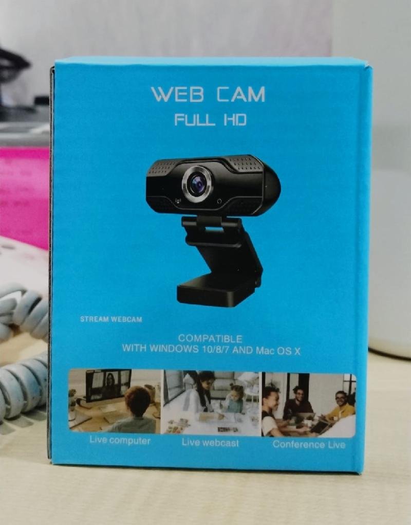 WEBCAME HD 720P KOTAK BIRU