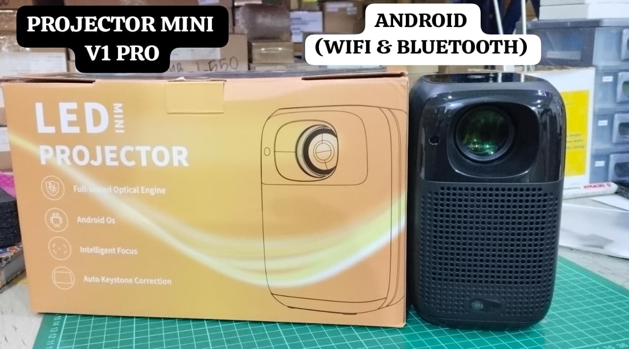 PROJEKTOR MINI VI PRO ANDROID 1280*720P (200 ANSI)