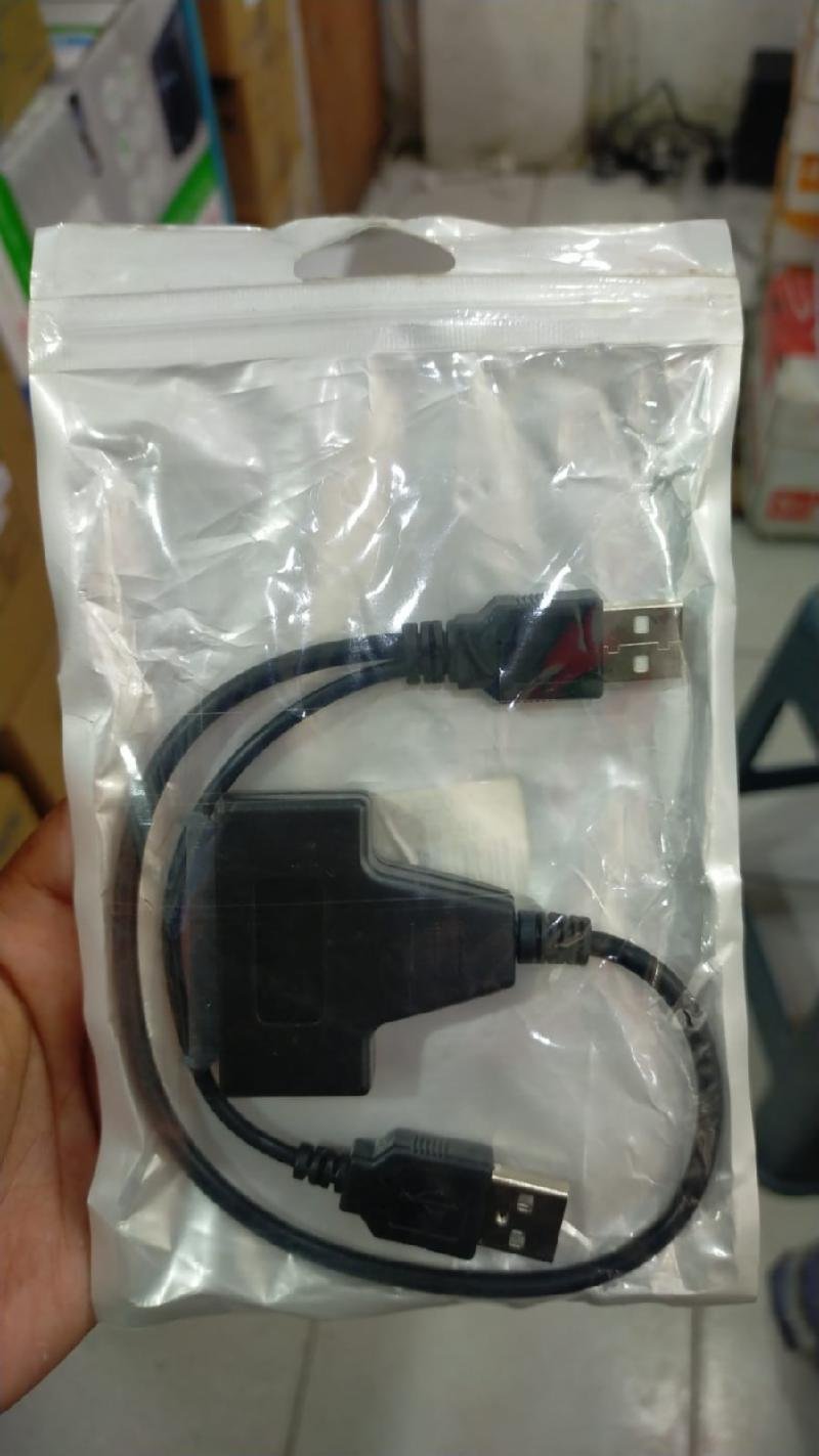 CABEL DATA USB TO SATA HDD 2,5 BIASA