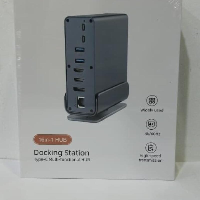 DOCKING STATION TYPE-C 16 IN 1 HUB