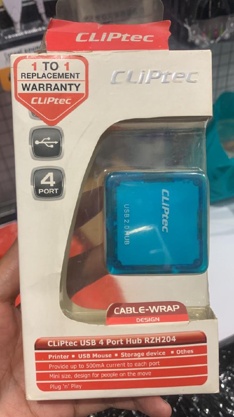 USB HUB CLIPTEC RZH204