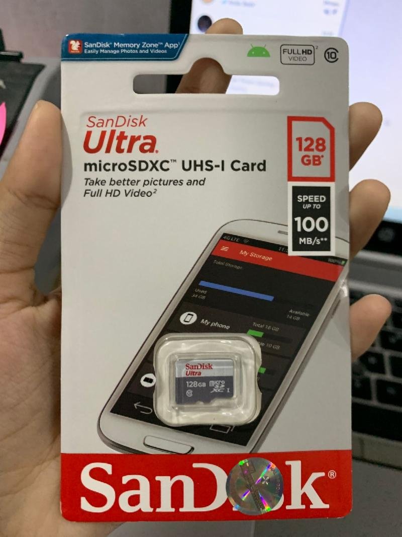 MICRO SD SANDISK ULTRA SDHC 128GB SPEED 100