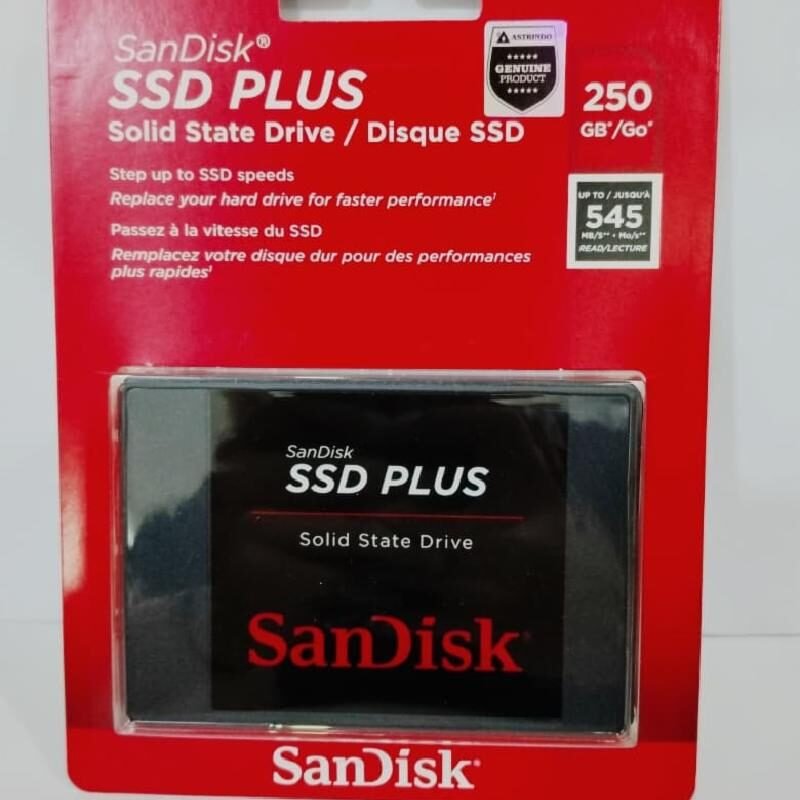 SSD SANDISK PLUS 250GB 545MB/S