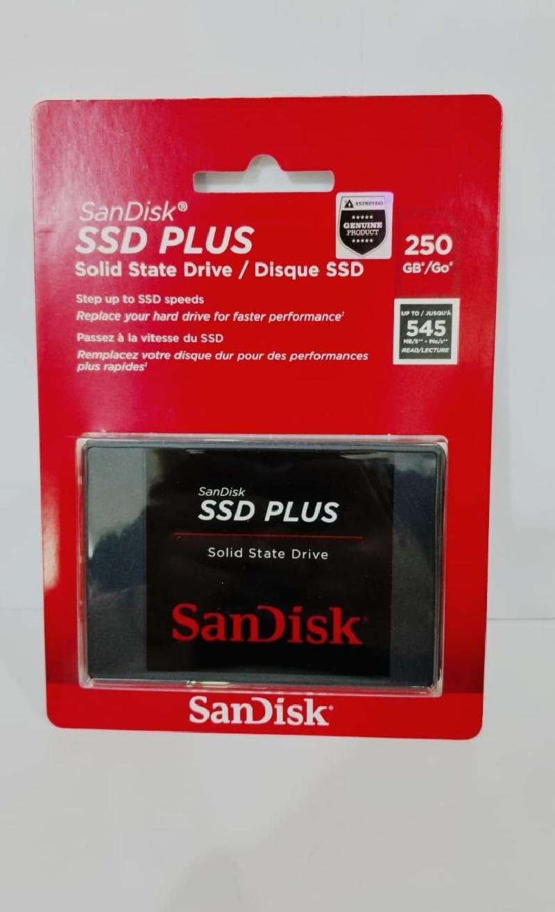 SSD SANDISK PLUS 250GB 545MB/S