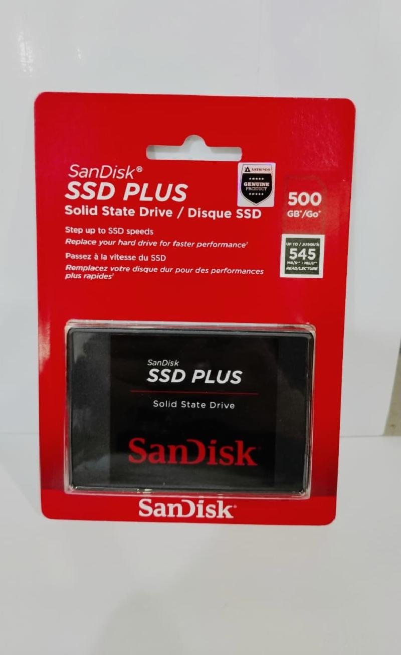 SSD SANDISK PLUS 500GB 545MB/S