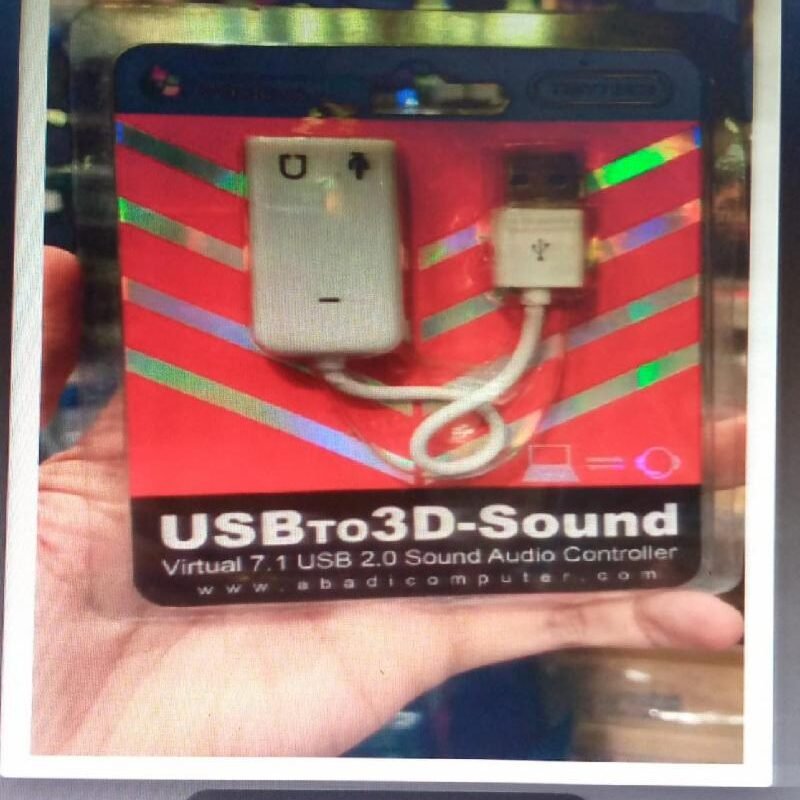USB TO 3D SOUND DONGLE