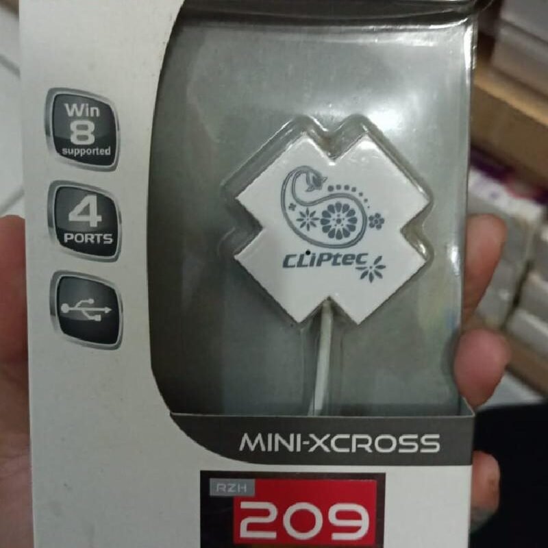 USB HUB CLIPTEC MINI X-CROSS RZH209