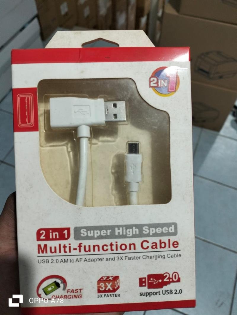 CABEL USB (M) + (F) TO MICRO