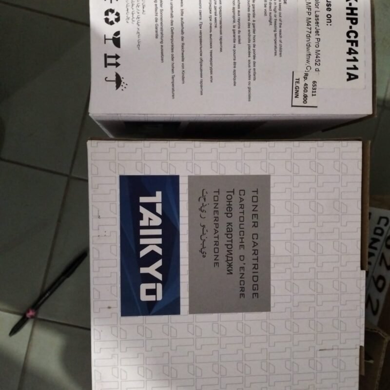 TONER HP CF411A COMPATIBLE TAIKYO CYAN