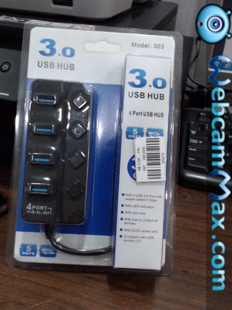 USB HUB 3.0 4 PORT ON/OFF 30CM