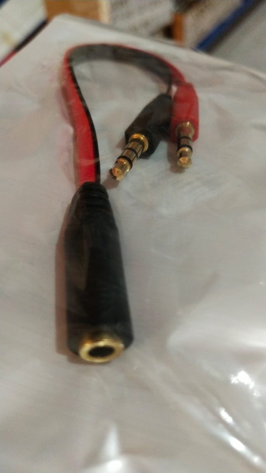 CABEL AUDIO 3,5MM (F) SPLITTER TO 2 3,5MM (M)