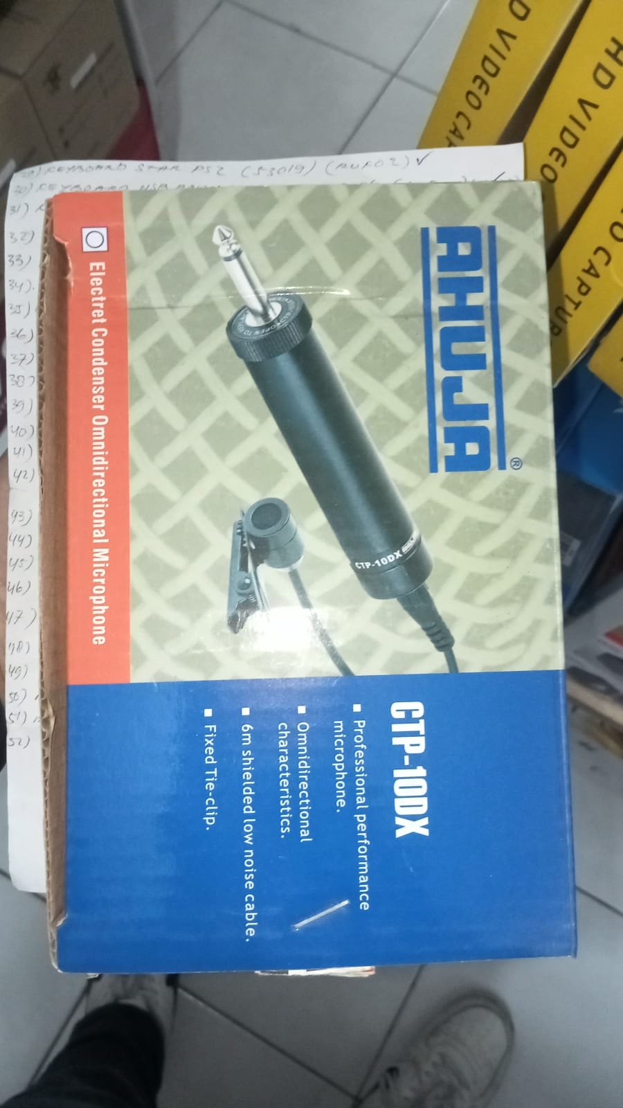 MICROPHONE JEPIT+CONVERTER AUX 2,5F TO  AUX CTP-10DX