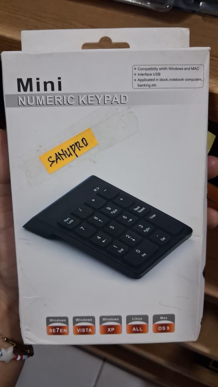 KEYBOARD NUMBRIK SANURPRO WIRELESS