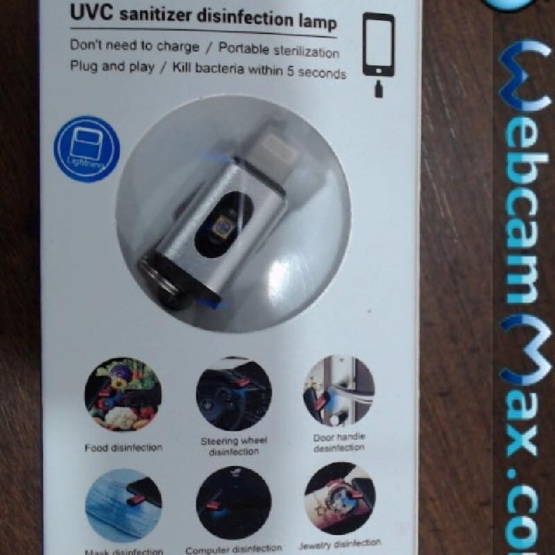 USB UVC SANITIZER LAMP VQ-X104 IPHONE