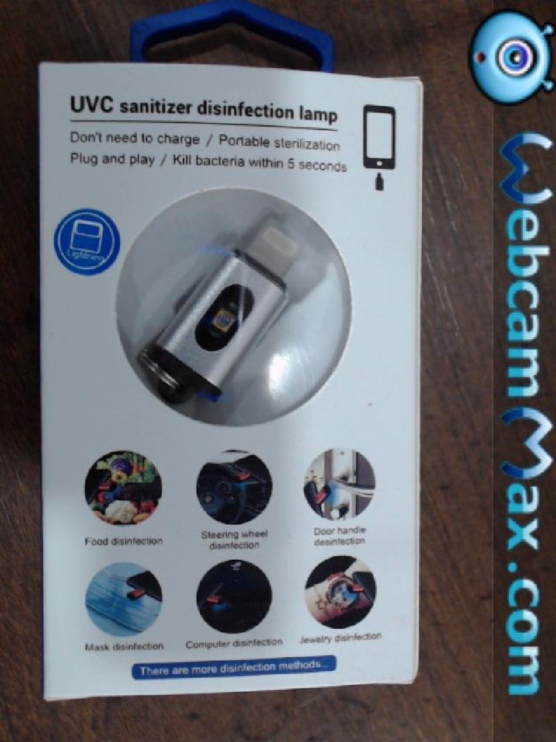 USB UVC SANITIZER LAMP VQ-X104 IPHONE