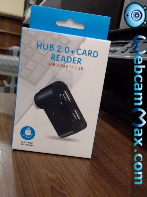 USB HUB 2.0 + CARDREADER 180 FREE ROTATION