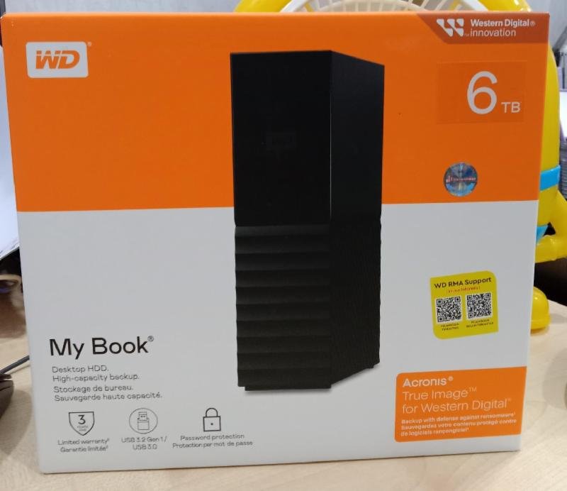 HARDISK EXT WD MY BOOK 6TB BLACK