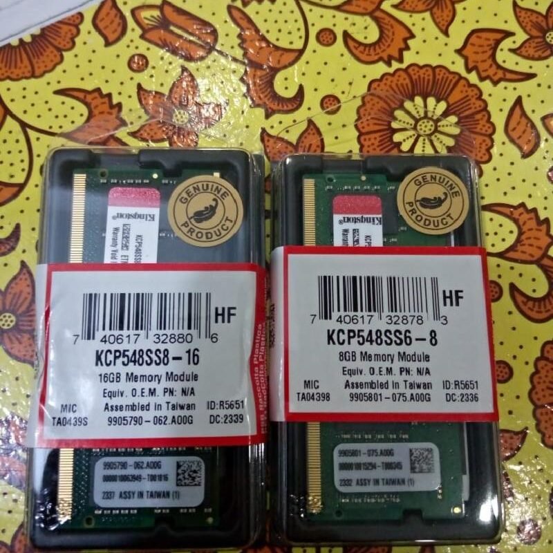 RAM SODIM KINGSTON DDR5 8GB KCP548SS6-8