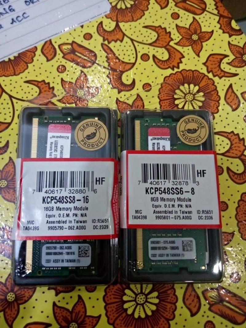 RAM SODIM KINGSTON DDR5 8GB KCP548SS6-8