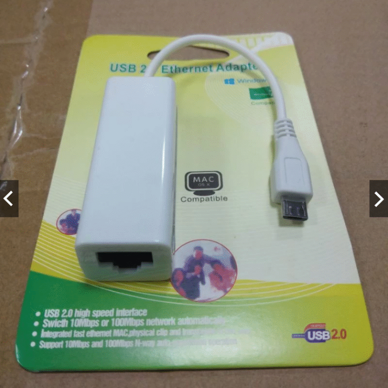 USB MICRO TO LAN RJ45 DONGLE