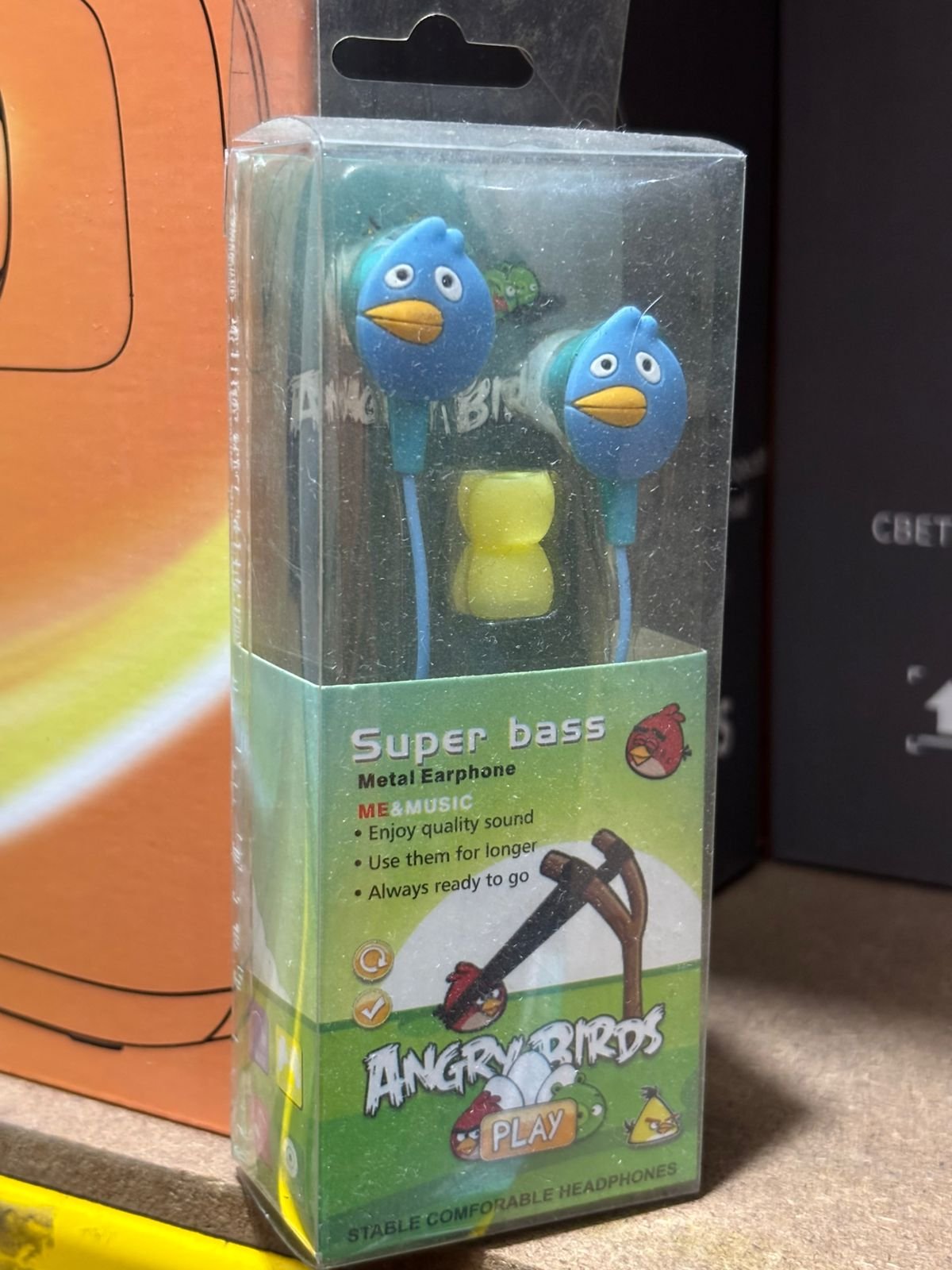 EARPHONE IN-100 ANGRY BIRD