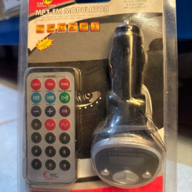 FM MODULATOR 3 IN 1 LOGO MOBIL