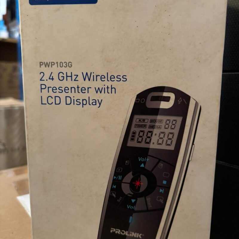 PWP103G WIRELESS PRESENTER WITH LCD DISPLAY