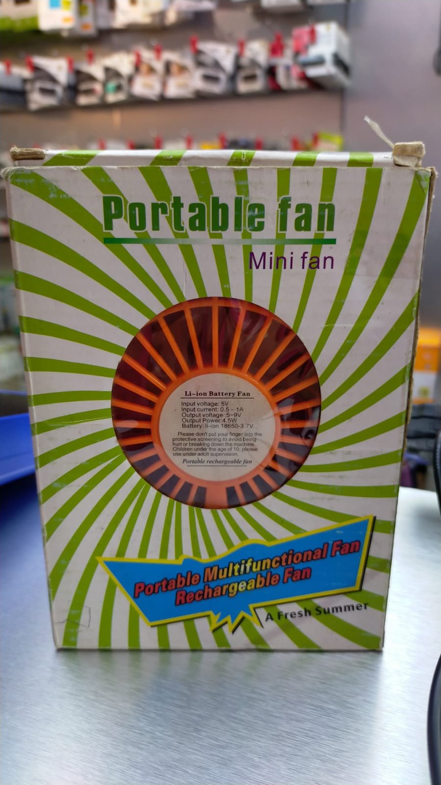 FAN BATERAY RECHARGER INCUS
