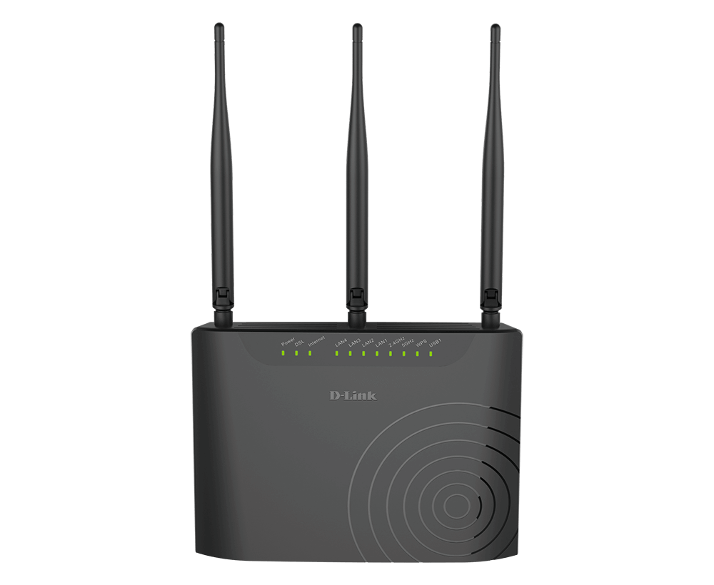 WIRELESS ROUTER D-LINK ADSL2+AC750 DSL-2877AL