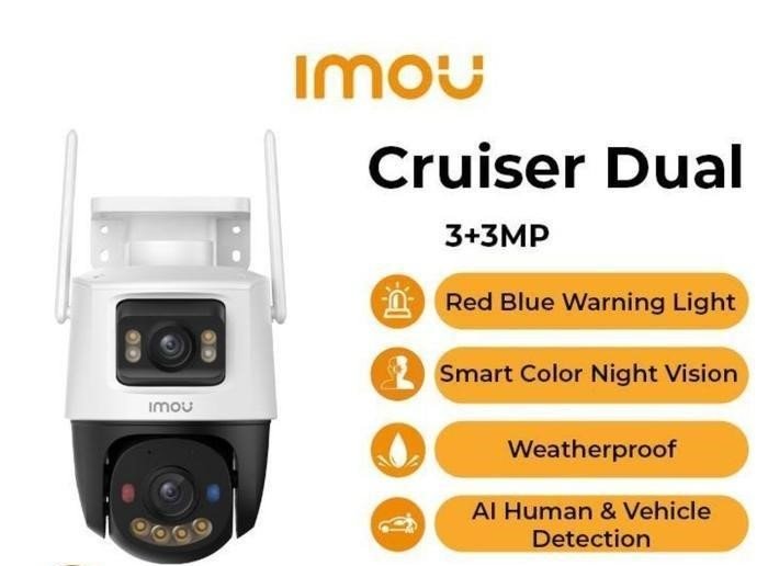 IMOU S7XEP-6M0WED CRUISER DUAL LENS 6MP 3MP + 3MP