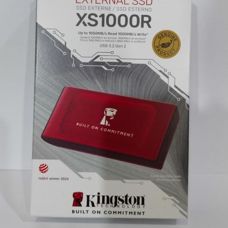 SSD EXTERNAL KINGSTON PORTABLE XS1000R 1TB RED SXS1000R/1000GA
