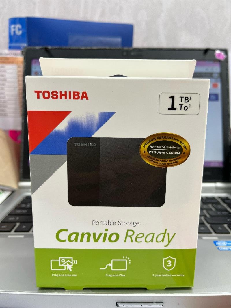 HARDISK EXT TOSHIBA CANVIO READY 1TB HDTP310AK3AA