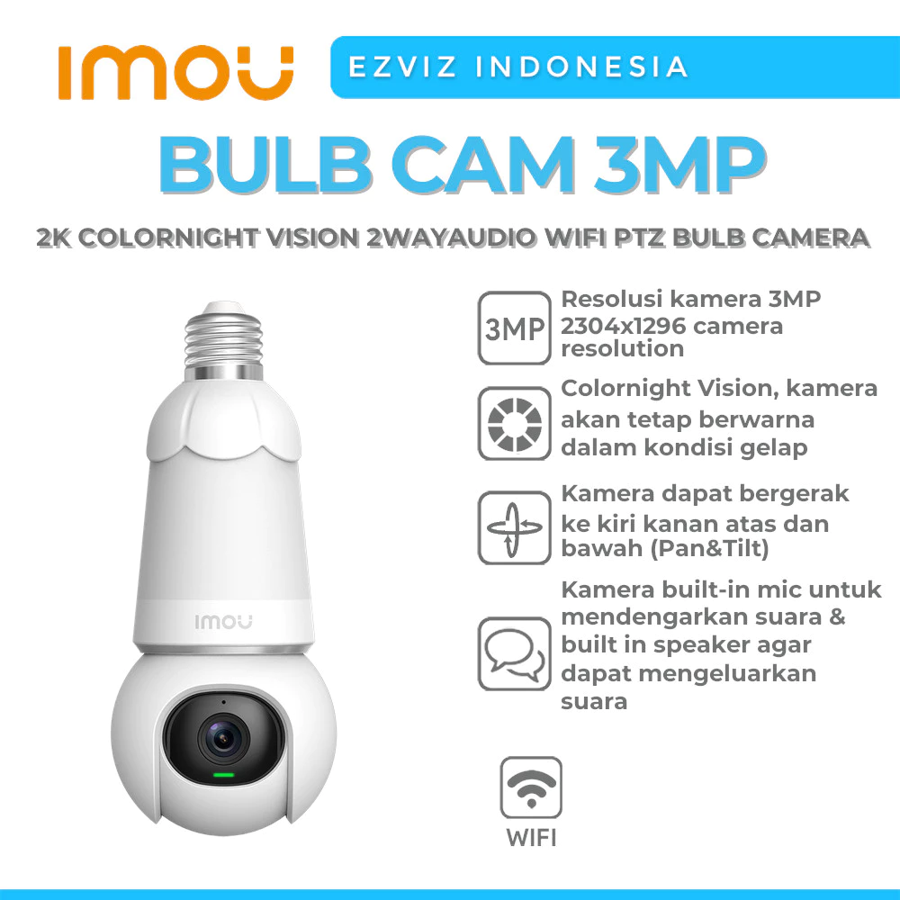 IMOU S6DP-3M0WEB-E27 BULB CAM 3MP