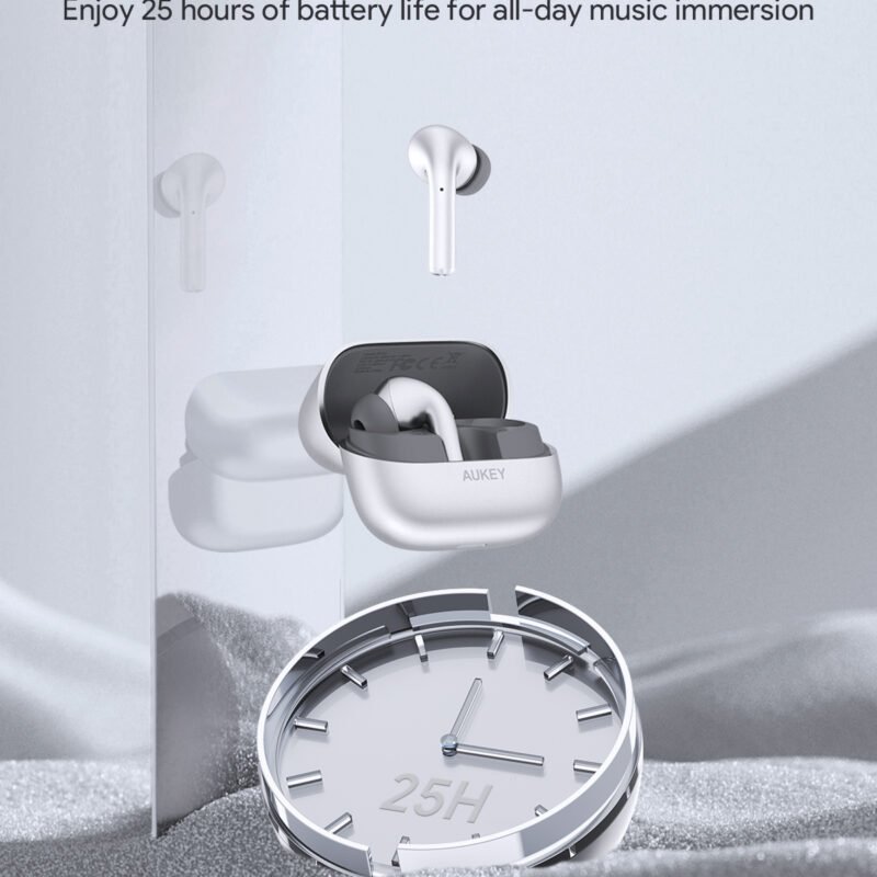 AUKEY EARPHONE EP-B1 TWS BEYOND ANC PRO SILVER