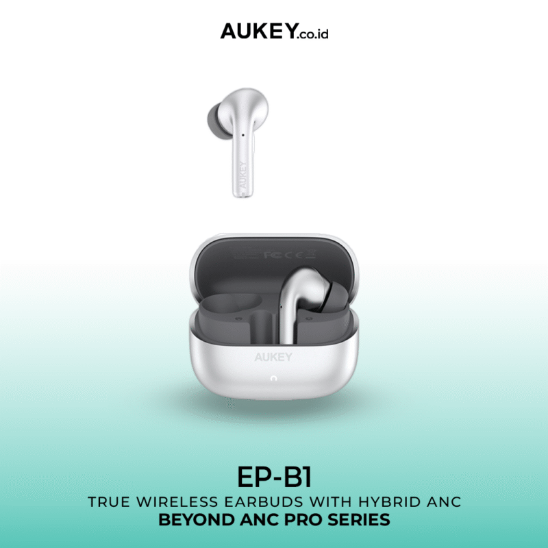 AUKEY EARPHONE EP-B1 TWS BEYOND ANC PRO WHITE