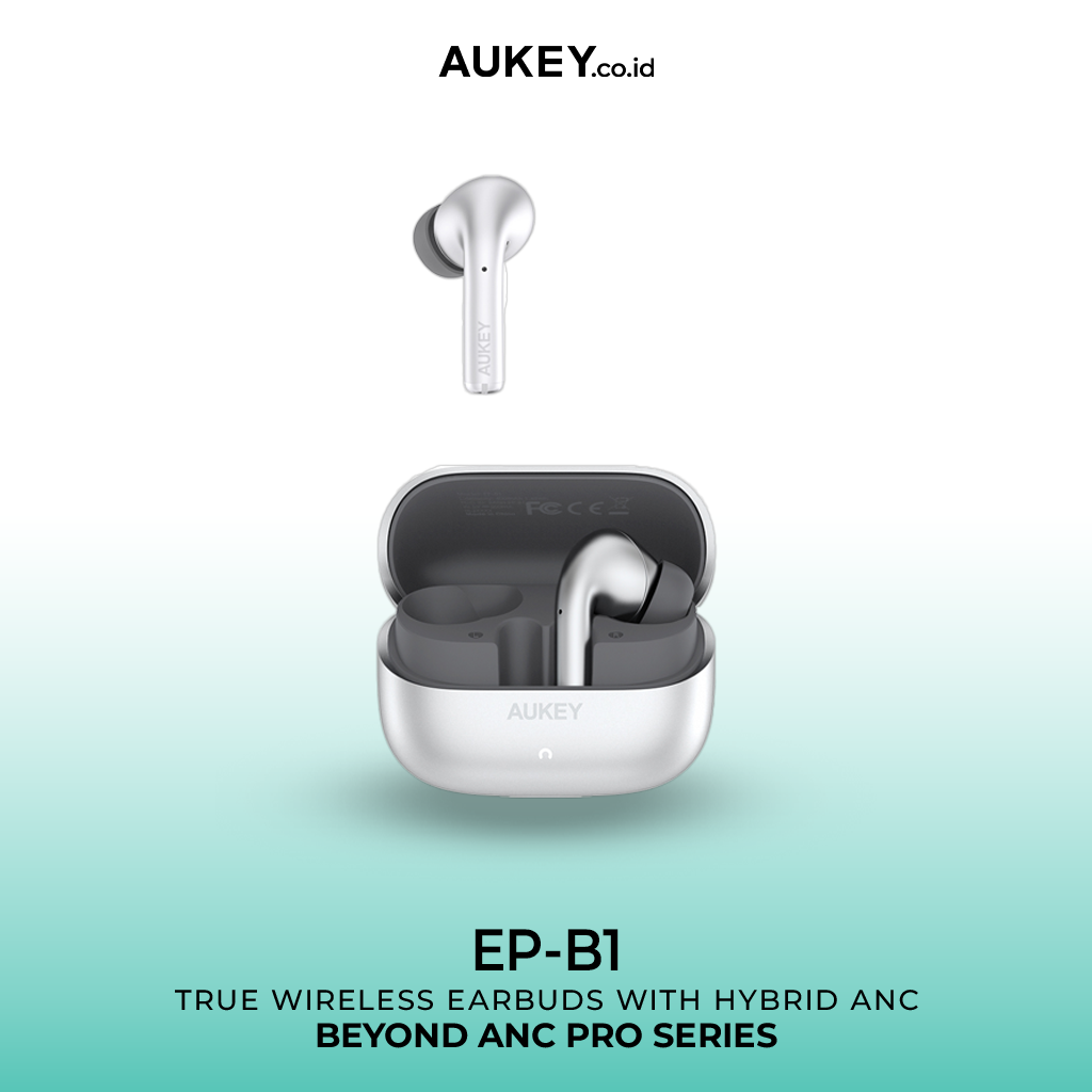 AUKEY EARPHONE EP-B1 TWS BEYOND ANC PRO WHITE