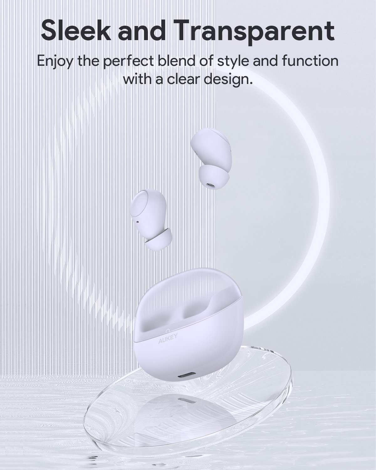 AUKEY EARPHONE EP-M3A TWS MOVE VIBE LAVENDER