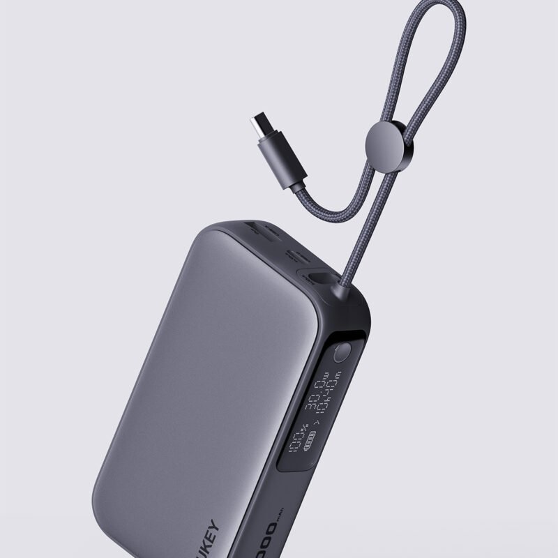 AUKEY POWER BANK Y47 10.000MAH 30W CABLE GRAY