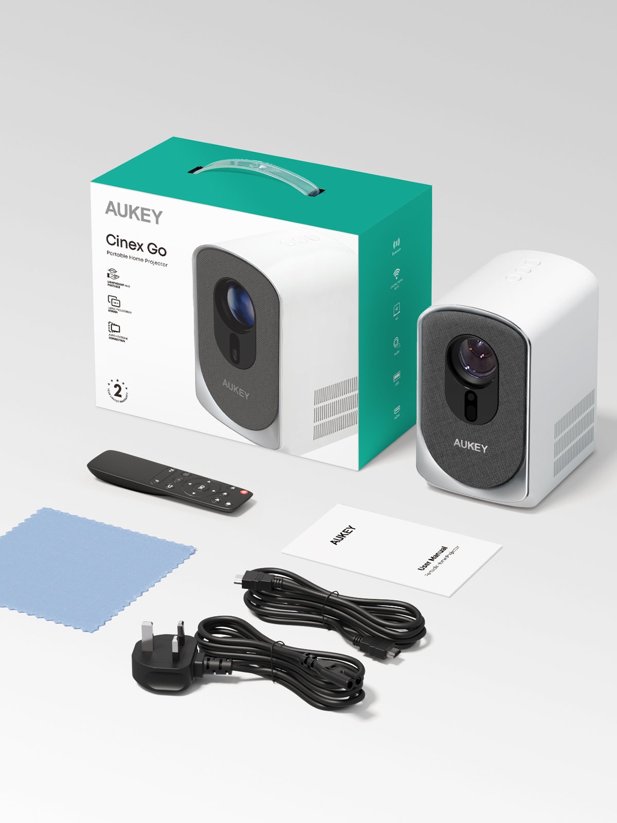 AUKEY RD-880 PROJECTOR 1080P FULL HD LED WHITE