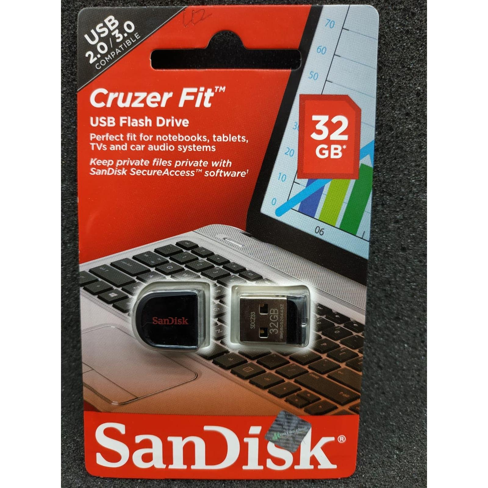 FLASHDISK SANDISK CRUZER FIT CZ33 32GB